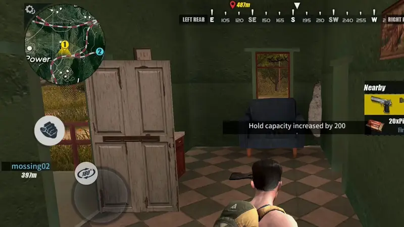 Looting a house on Ghillie Island in ROS Legacy